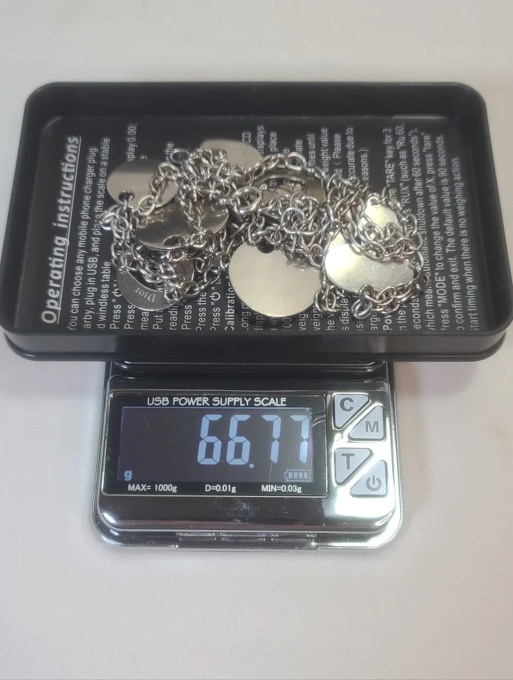 Dior Paris Butterfly & Hearts Charms Two Tiered 925 Sterling Silver Necklace